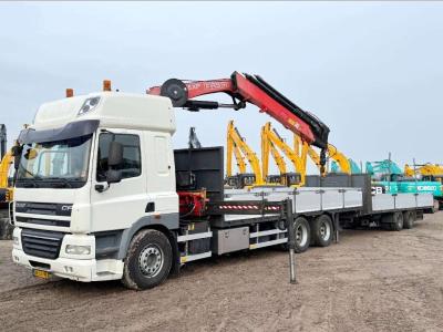 Daf CF85.410 + 21m Fassi Crane + Trailer en vente par Boss Machinery