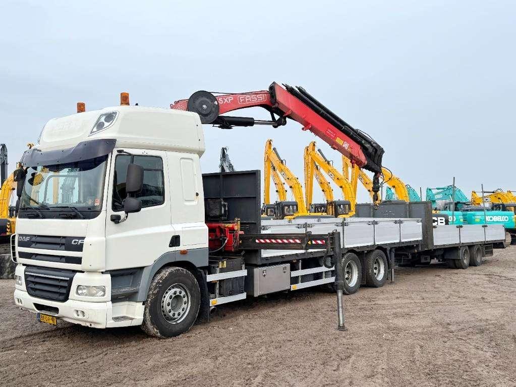 Daf CF85.410 + 21m Fassi Crane + Trailer Photo 1