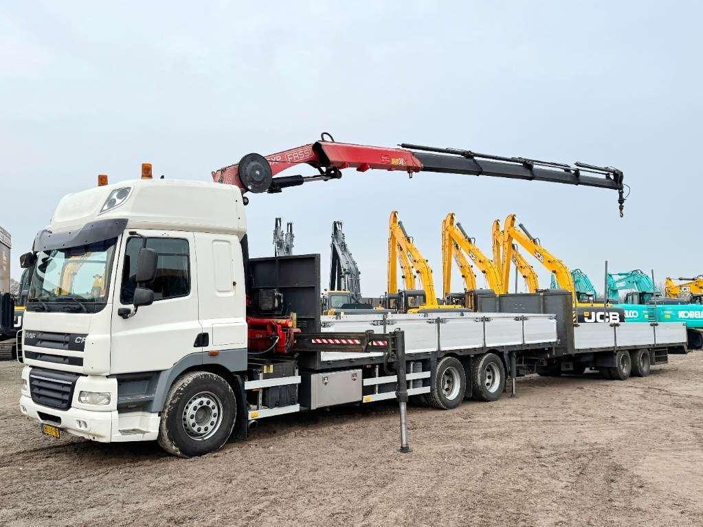 Daf CF85.410 + 21m Fassi Crane + Trailer Photo 2
