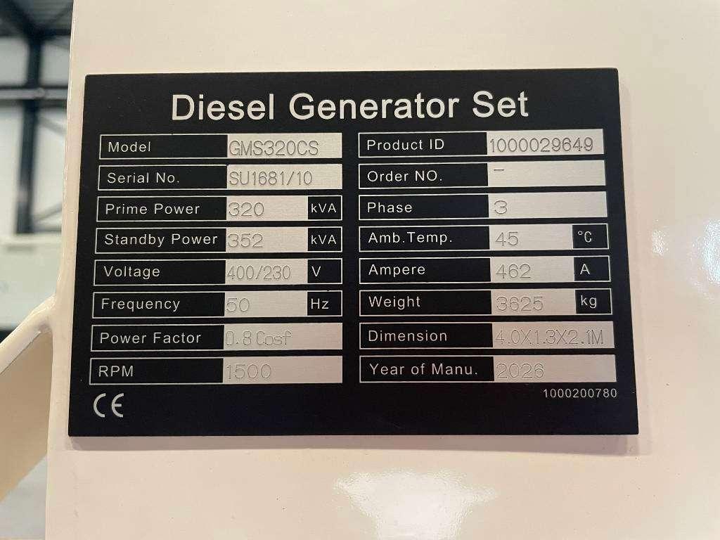 Cummins 6CTAA9.5-G1 - 352kVA Generator - DPX-20036 Photo 6