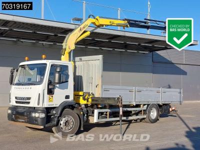 Iveco Eurocargo 180E250 4X2 HYVA HB.150XE3 Kran Crane Automatic Euro 5 en vente par BAS World B.V.