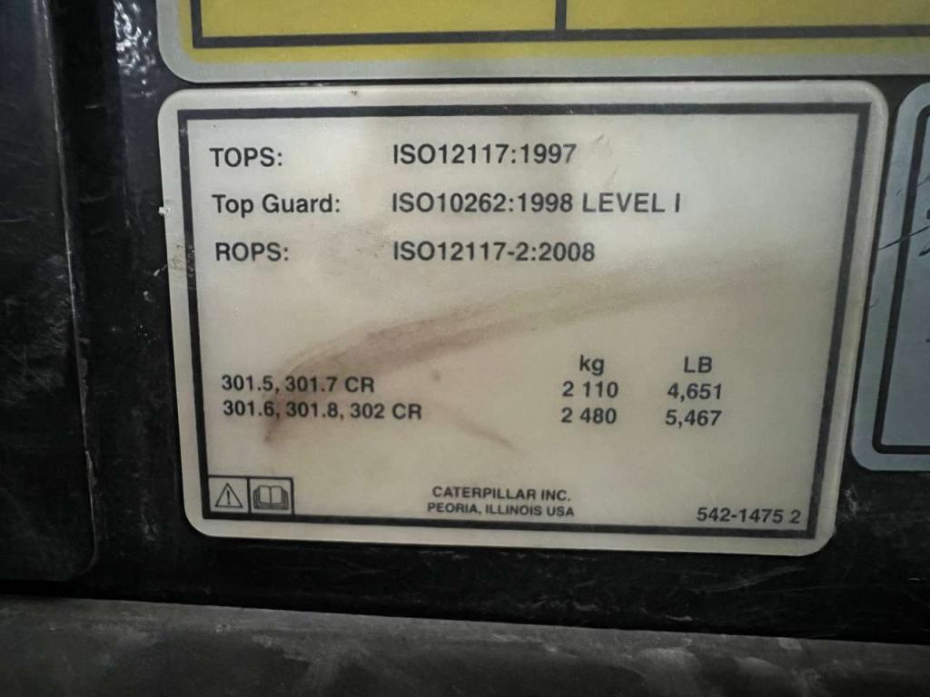 Caterpillar 302 CR Photo 12