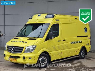 Mercedes Sprinter 319 CDI Automaat Euro6 Complete NL Ambulance Brancard Ziekenwagen Rettungswagen Krankenwag en vente par BAS World B.V.