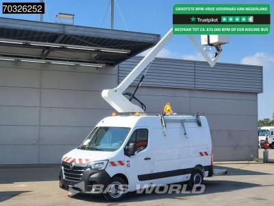 Renault Master 145PK Hoogwerker 12m Werkhoogte L2H2 Trekhaak Airco Cruise Camera Euro6 L2 Hubarbeitsbuhne A en vente par BAS World B.V.