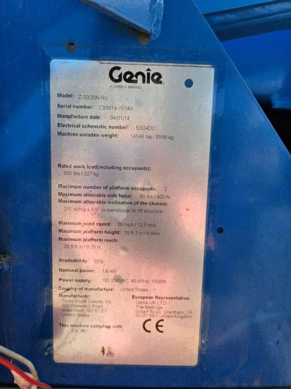 Genie Z30/20N RJ Photo 4