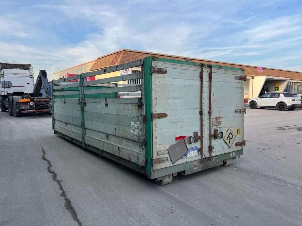 CONTAINER SCARRABILE USATO A PIANALE CON SPONDE Photo 2