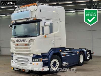 Scania R730 R 6X2 V8 Retarder Full-Air Hydraulic Leather Navi Liftachse en vente par BAS World B.V.