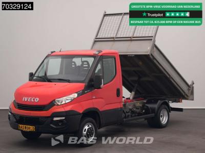 Iveco Daily 35C12 Kipper Dubbellucht 3,5t Trekhaak Airco Cruise Euro6 Tipper Benne Kieper Airco Trekhaak en vente par BAS World B.V.