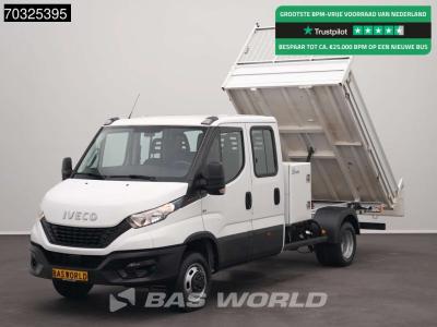 Iveco Daily 35C16 3.0L Dubbel Cabine Kipper met Kist 3,5t Trekhaak Dubbellucht 160PK Navi Airco Cruise Eu en vente par BAS World B.V.