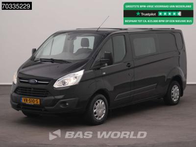 Ford Transit Custom 125pk Dubbel Cabine L2H1 Navi Trekhaak Airco Cruise Camera Parkeersensoren v+a DC Do en vente par BAS World B.V.