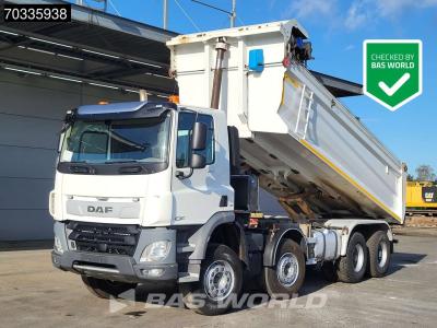 Daf CF 450 CF 8X4 18m3 tipper steel suspension Big-Axle Automatic Euro 6 en vente par BAS World B.V.