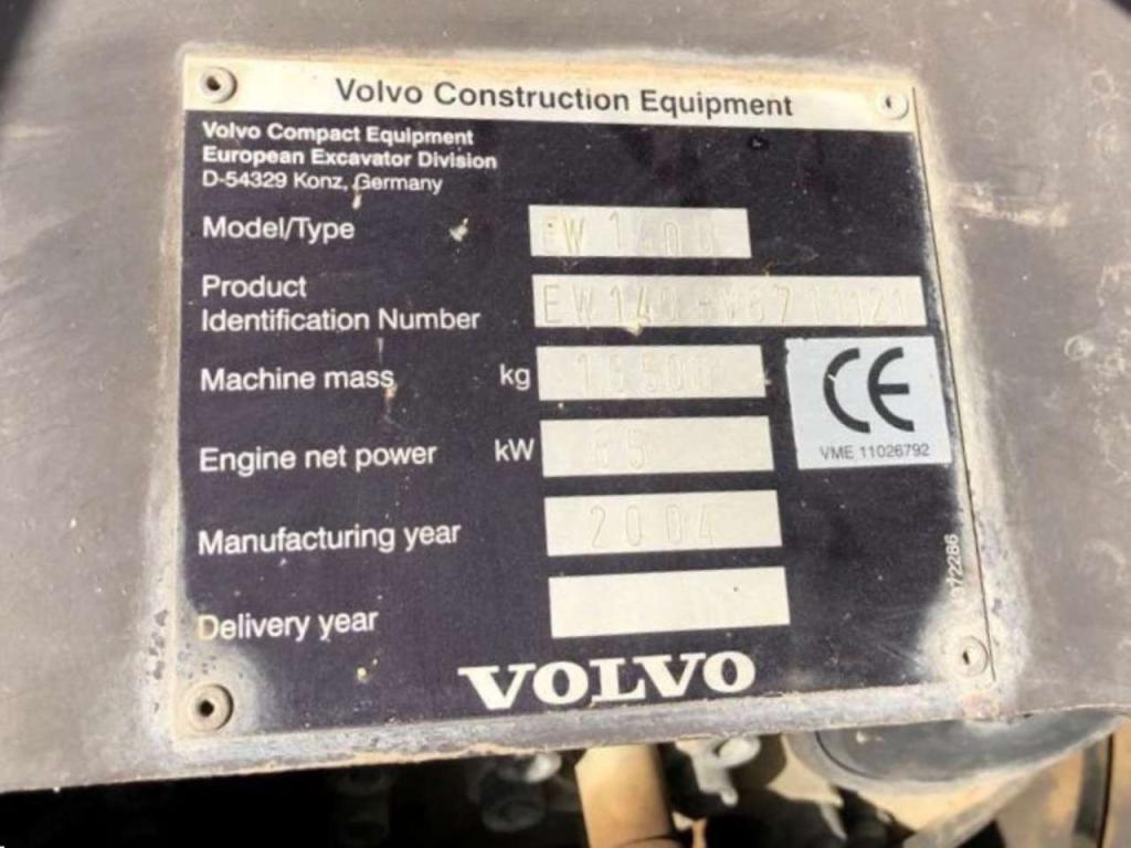 Volvo EW140 Photo 4