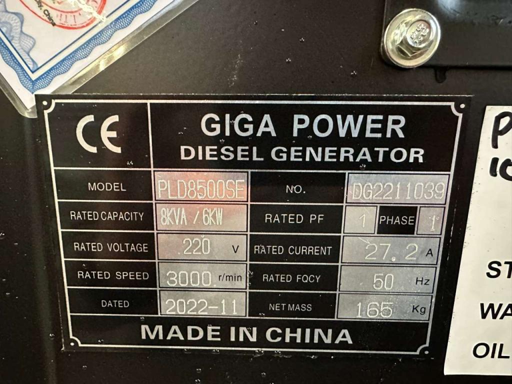 Giga Power PLD8500SE 8KVA silent set Photo 10
