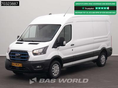 Ford e-Transit 184pk L3H2 L3 Elektrisch 68kWh 317km WLTP Navi Airco Cruise Parkeersensoren v+a SYNC4-Dis en vente par BAS World B.V.
