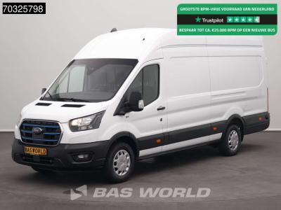 Ford e-Transit 184pk L4H3 L4 Elektrisch 68kWh 317km WLTP Navi Airco Cruise Parkeersensoren v+a SYNC4-Dis en vente par BAS World B.V.
