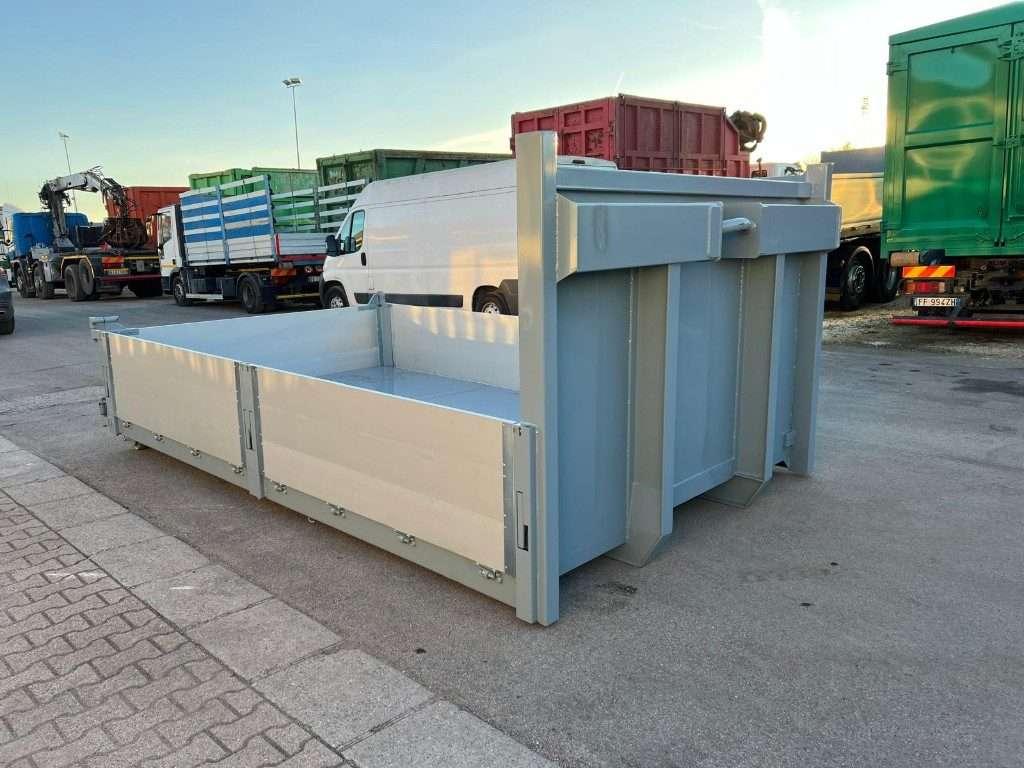 CONTAINER SCARRABILE NUOVO A PIANALE CON SPONDE Photo 2
