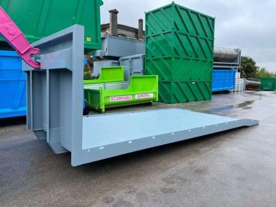 CONTAINER A PIANALE SENZA SPONDE CON CODA A ZERO P en vente par Aurora Srl