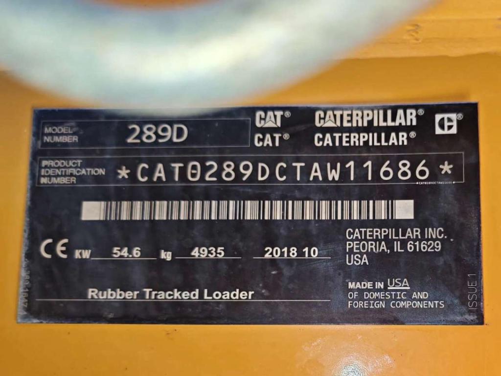 Caterpillar 289D Photo 4