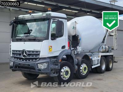 Mercedes-Benz Arocs 3240 8X4 9m3 Schwing Stetter mixer Steel suspension Automatic Euro 6 en vente par BAS World B.V.