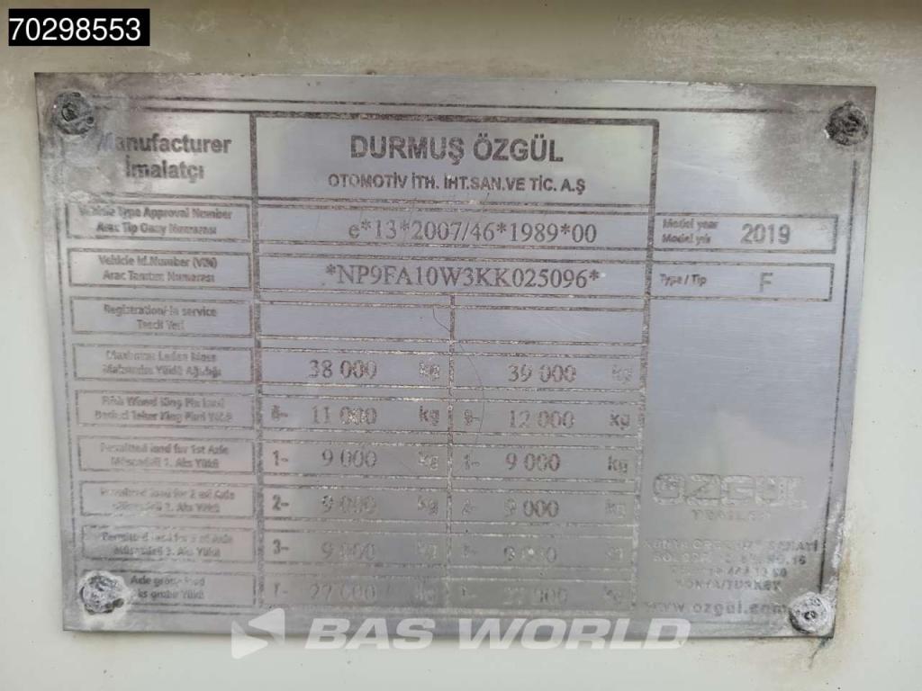 Ozgul F 3 axles Lifting Axle 24m3 Photo 25
