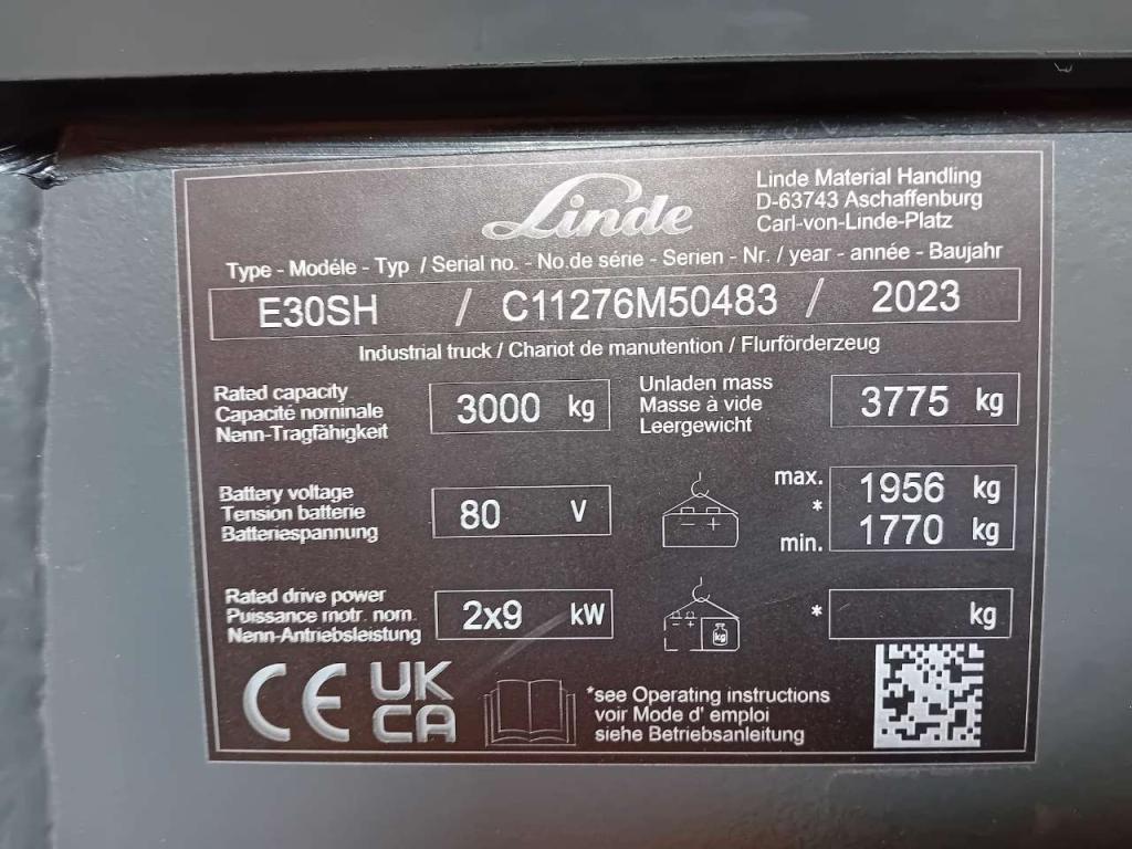 Linde E30SH Photo 8