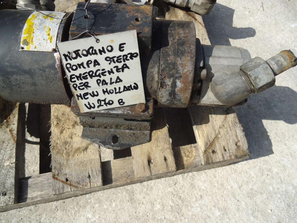 Électropompe de direction de secours pour New Holland W270B Photo 1