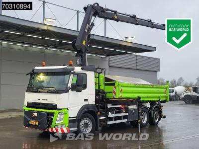 Volvo FM 330 6X2 HIAB X-HIPRO 192 E-3 Kran Crane Transcom Lift+Steering axle Euro 6 en vente par BAS World B.V.