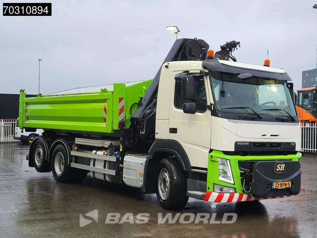 Volvo FM 330 6X2 HIAB X-HIPRO 192 E-3 Kran Crane Transcom Lift+Steering axle Euro 6 Photo 15