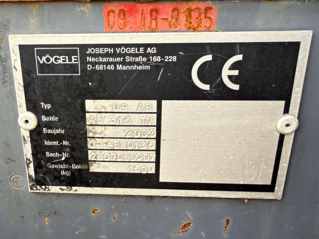 Vogele SUPER1203 Photo 4