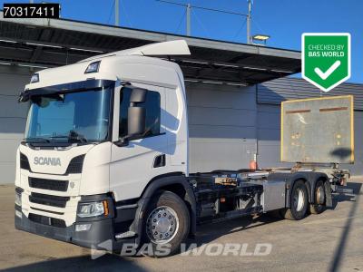 Scania P500 6X2 2500kg Ladebordwand Lift+Steering axle BDF Automatic Full Air en vente par BAS World B.V.