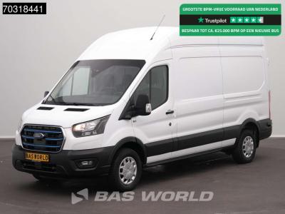 Ford e-Transit 184pk Elektrisch 68kWh 317km WLTP L4H3 Hoog Dak Navi Airco Cruise Parkeersensoren v+a SYN en vente par BAS World B.V.