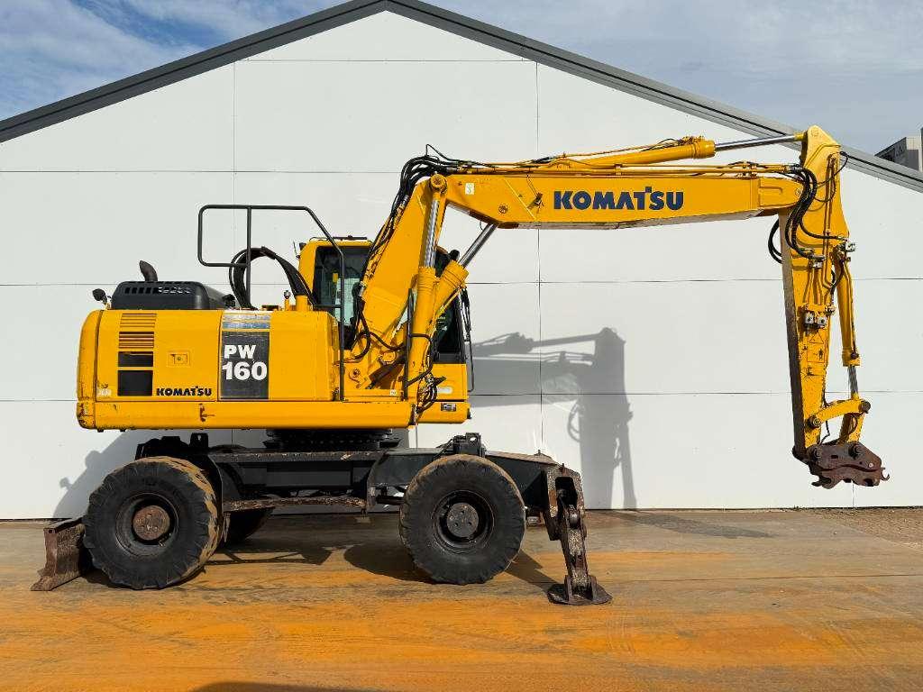 Komatsu PW160-8 - Triple Boom / Blade / Hammer Lines Photo 6