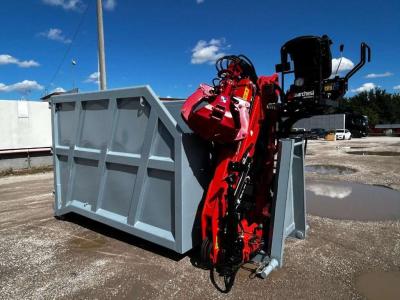 CONTAINER NUOVO SCARRABILE A CIELO APERTO CON GRU en vente par Aurora Srl