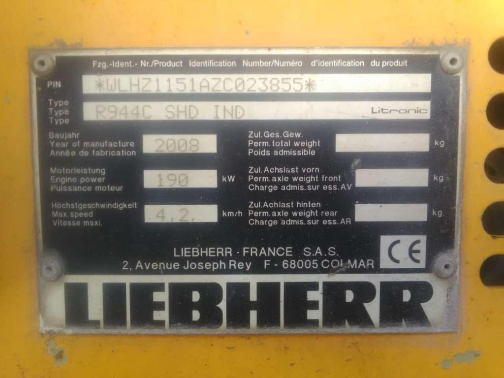 Liebherr R944C Photo 2