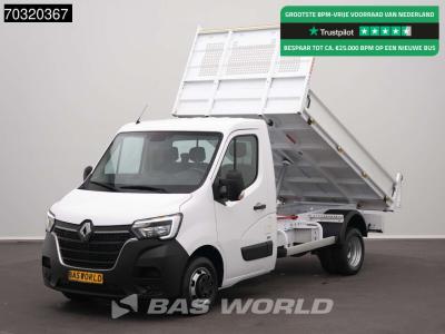 Renault Master 130PK Kipper met Kist 3.5t trekhaak Airco Cruise Tipper Kieper Benne Airco Cruise control en vente par BAS World B.V.