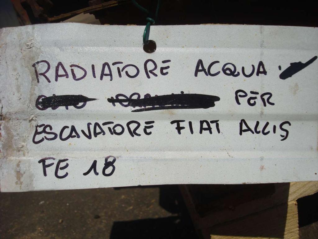 Radiateur eau pour Fiat Allis FE18 Photo 3
