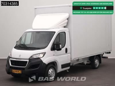Peugeot Boxer 140PK Laadklep D'Hollandia Zijdeur Bakwwagen Airco Cruise Euro6 Meubelbak Koffer Airco Cruise en vente par BAS World B.V.