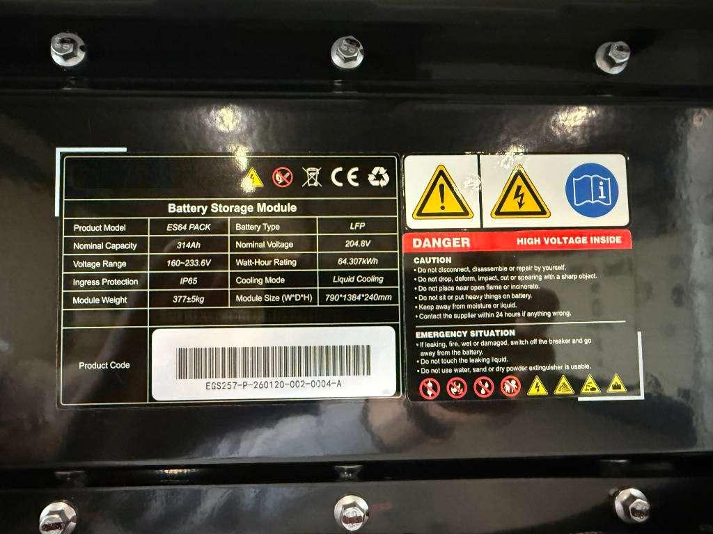 DPX 57759.2 - Battery BESS EGS - 125kW/750kWh Photo 7