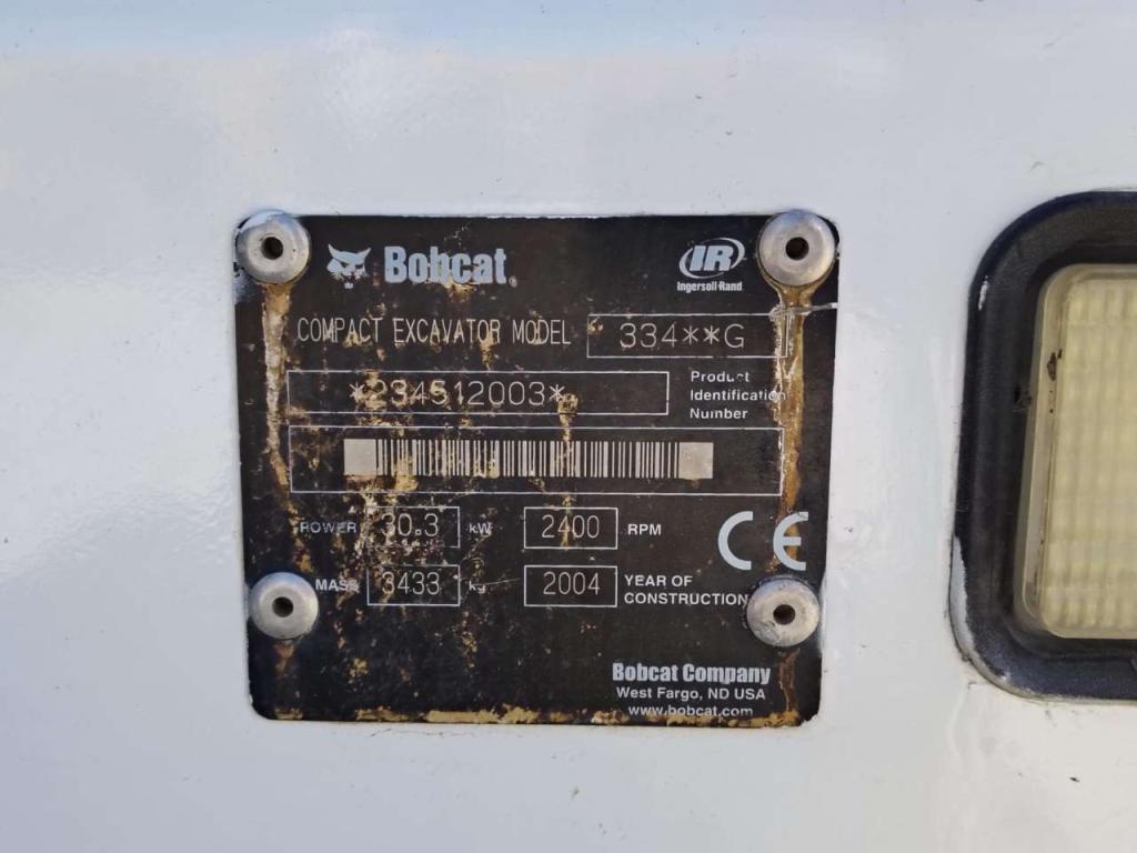 Bobcat 334 G Photo 18