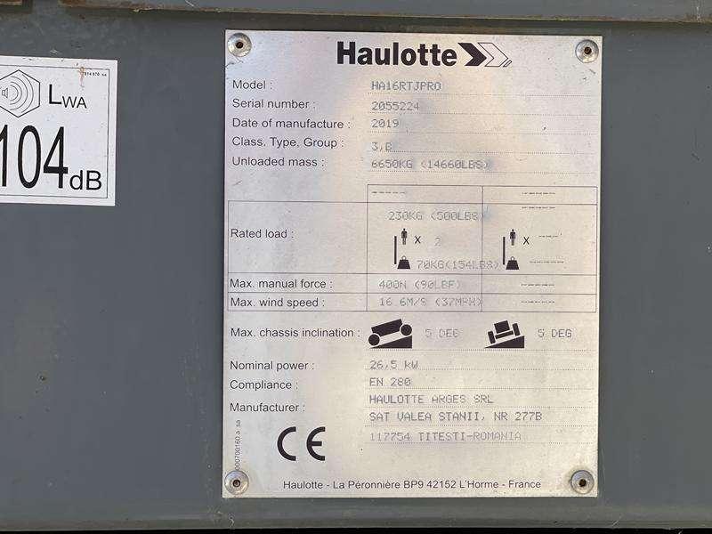 Haulotte HA 16 RTJ PRO - RNT Photo 5