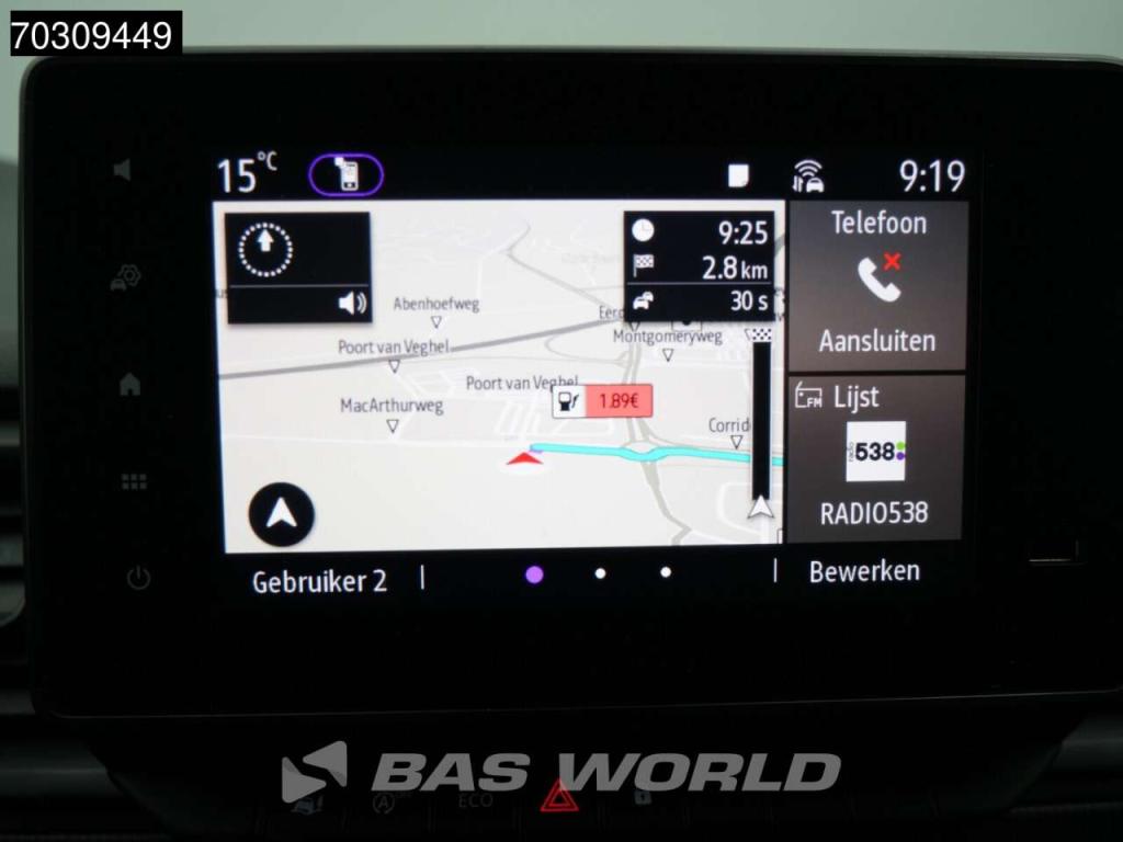 Renault Trafic 130pk L2H1 LED Navi Airco Cruise Camera Parkeersensoren Euro6 L2 Airco Cruise control Photo 19