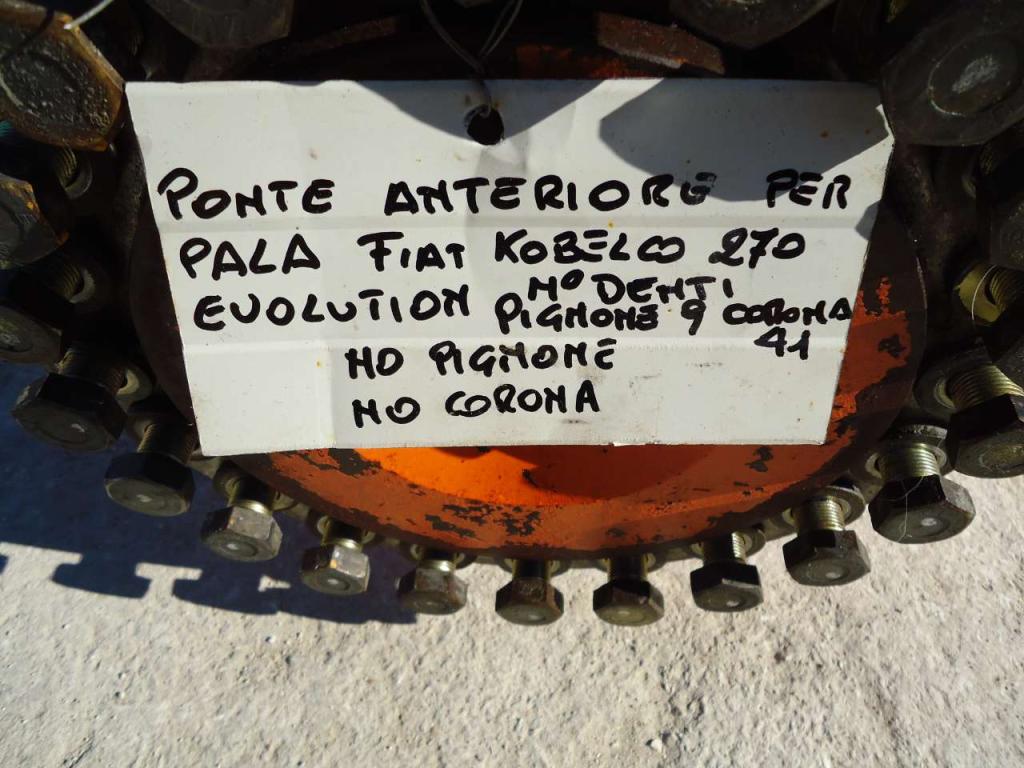 Essieu avant pour Fiat Kobelco W270 Photo 2