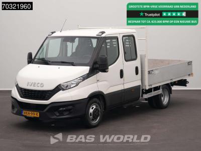 Iveco Daily 35C14 Dubbel Cabine Open Laadbak Dubbellucht 3,5t Trekhaak ACC Navi Airco Euro6 Pritsche Pick en vente par BAS World B.V.