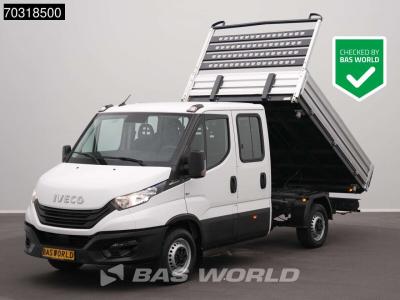 Iveco Daily 35S16 Automaat Driezijdige Kipper Dubbel Cabine 3,5t Trekhaak 160PK Airco Camera Euro6 Tipper en vente par BAS World B.V.