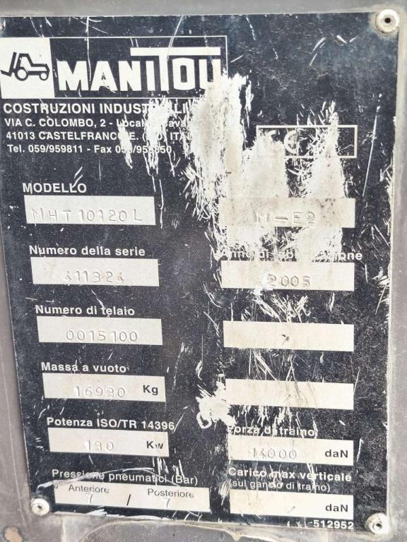 Manitou MHT10120L Photo 13
