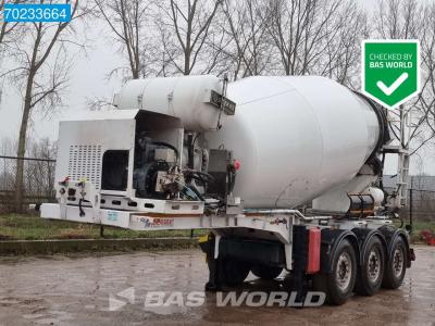 Zappmix NEV3T 12m3 Liftachse TÜV 01-25 Concrete Hydraulik en vente par BAS World B.V.