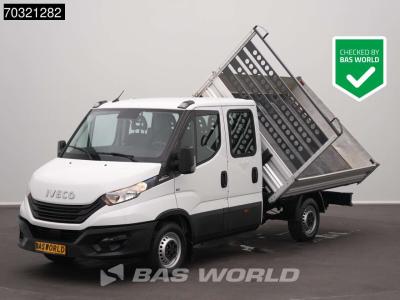 Iveco Daily 35S16 Automaat 3 zijdige Kipper Dubbel Cabine 3.5t trekhaak Benne Kieper Tipper A/C Towbar en vente par BAS World B.V.