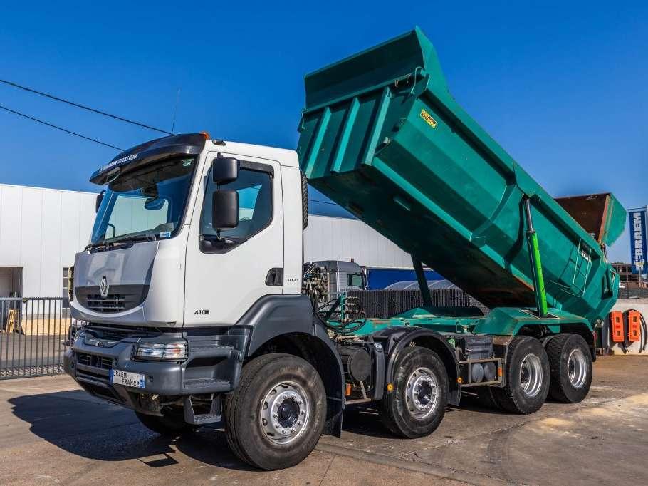 Renault KERAX 410 DXI+BENNE ENROCHEMENT HARDOX+INTARDER Photo 1