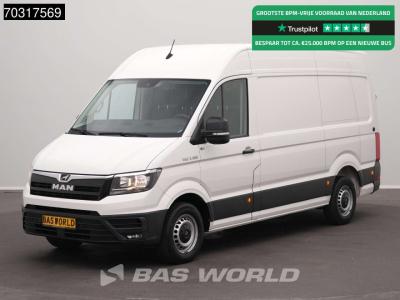 Man TGE 3.180 Automaat 180PK L3H3 Trekhaak Navi Airco Cruise Camera Parkeersensoren Euro6 L2H2 Airco Tr en vente par BAS World B.V.
