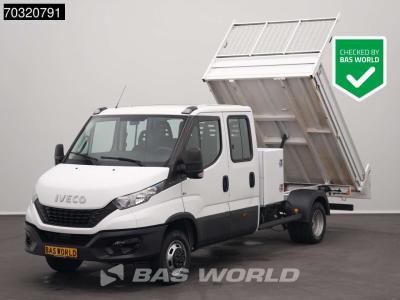 Iveco Daily 35C16 3.0L Dubbel Cabine met Kist Dubbellucht 3,5t Trekhaak Navi Airco Euro6 Tipper Benne Kie en vente par BAS World B.V.